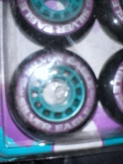 Apache Silver Eagle Inline Replacement Wheels 70x24mm Med Teal Black