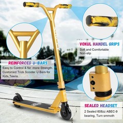 VOKUL Complete Pro Scooter for Kids Boys Girls Teens Up 6 Years – Freestyle T…