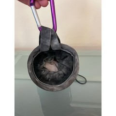 Brad’s bag rock gym climbing chalk bag w/ chalk ball sock corduroy brown boulder