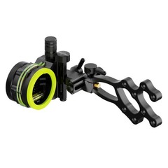Archery Sight Compound Bow 5 Pin .019″ Adjustable 4X 6X 8X Lens Hunting Shooting