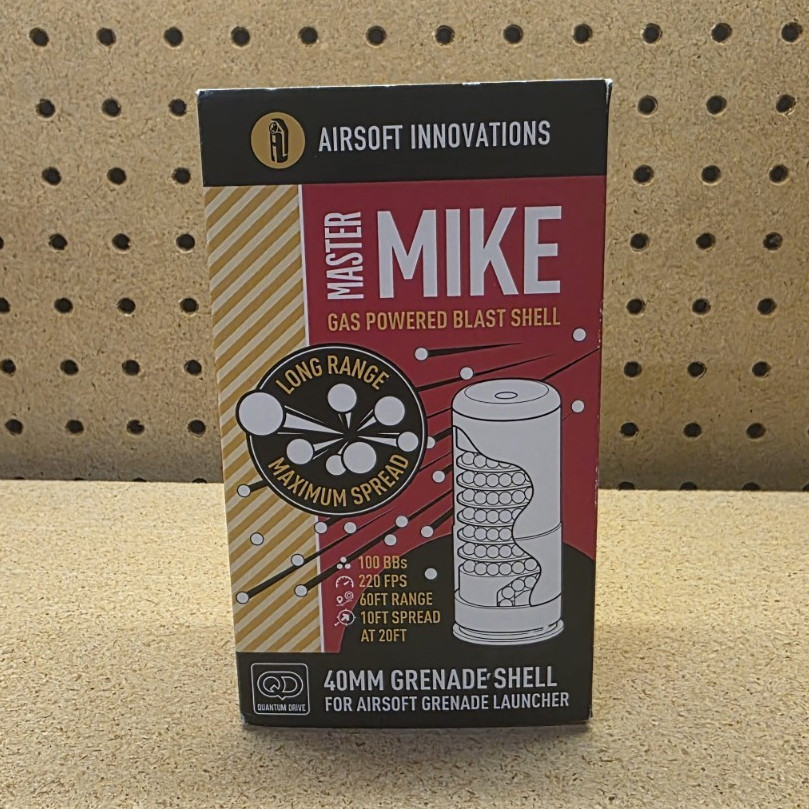 Airsoft Innovations Master Mike 40mm Gas Powered Blast Grenade Shell