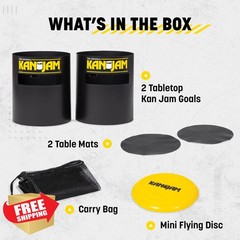 Kan Jam Mini Backyard Game Targets and Disc