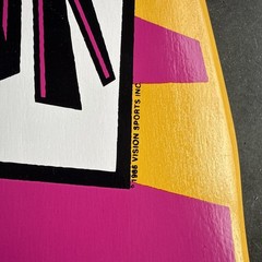 Yellow Vision Gator Skateboard Deck – Reissue – New !!! HTF See Pics