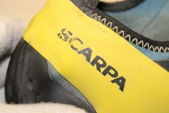 Scarpa Vapor V Italy Made Mens Size 11 45 Microsuede Strap Rock Climbing Shoes