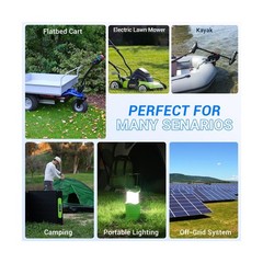 51.2V25Ah Lithium LiFePO4 Battery, Built-in 50A BMS, Max. Up to 2560W Power, …