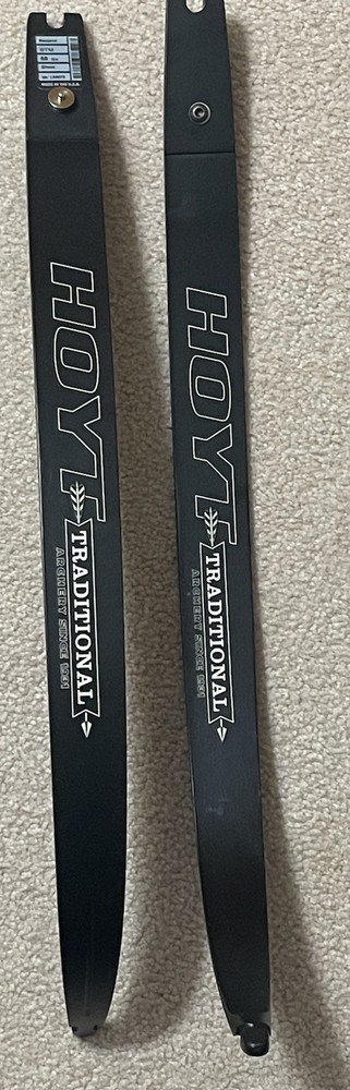 Hoyt 55lb ILF Short Limbs Satori Recurve Traditional Bow Fit All ILF Risers BLK