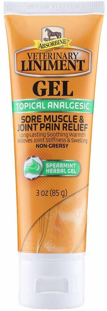 Absorbine Veterinary Liniment Gel 3 oz – free shipping!!!