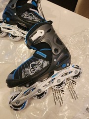 Kryptonics Vicious Teen-Adult Adjustable Inline Skates Size 6-7 Unisex