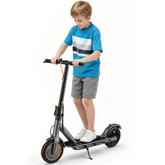 350W Kids Electric Scooter Foldable Long Range Scooter with Front Rear Lights