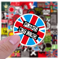 100pcs Classic Rock Band Stickers Waterproof Music Decals for Laptop Guitar
