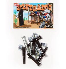 Shorty’s Skateboard Hardware, 1 1/4 inch Silverados Phillip Head Hardware