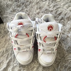 Osiris D3 OG Men’s Skateboarding Shoes White Red Grey US Size 7