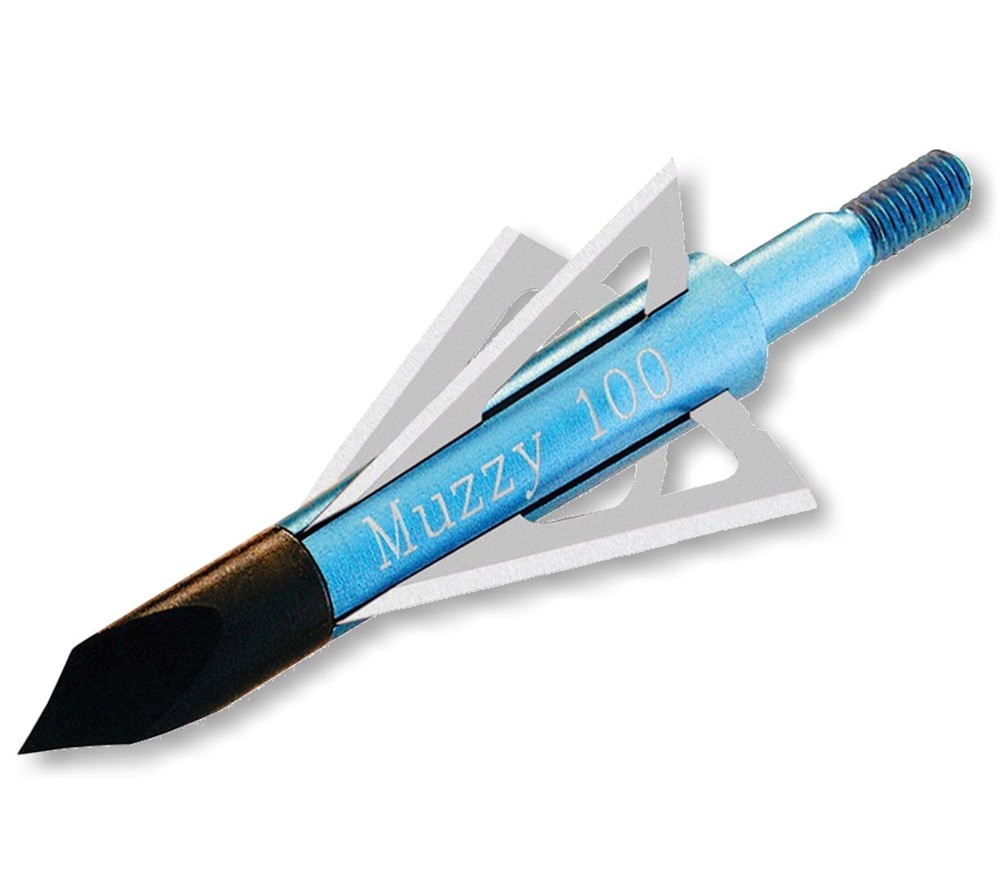 Muzzy 4-blade 100 Grain 6-pack 1″ Cut Circle Broadhead #209