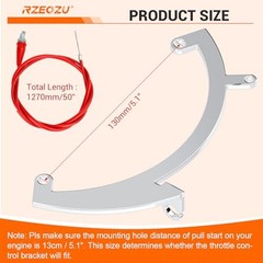 Mini Bike Throttle Kit – Throttle Control Linkage Bracket with Throttle Control
