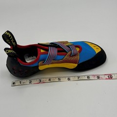 La Sportiva Men’s Oxygym Climbing Shoes Black Blue Yellow Red US 9.5 EU 42.5