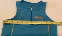 Zoot Sports Kid Child Triathlon Top S Swim Bike Run Athletic Sports Blue