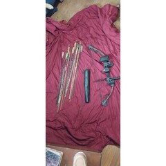 Browning Micro Midas Compound Bow Set w/ Arrows, Quiver & Sight – Youth