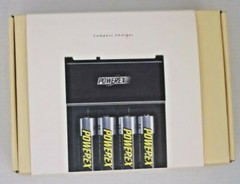 POWEREX AA battery and charger combo with 4 x 1.2V NiMH batteries