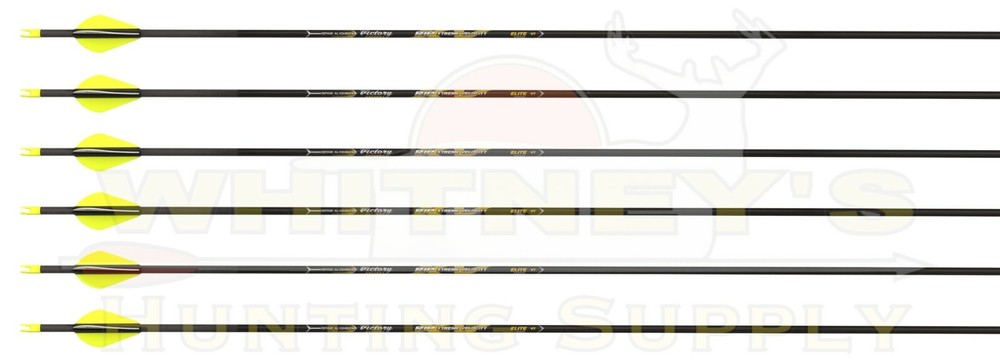 Victory Archery RIP XV Elite 350 Spine Arrows – 6 PACK -RIPAS-350FQ-6