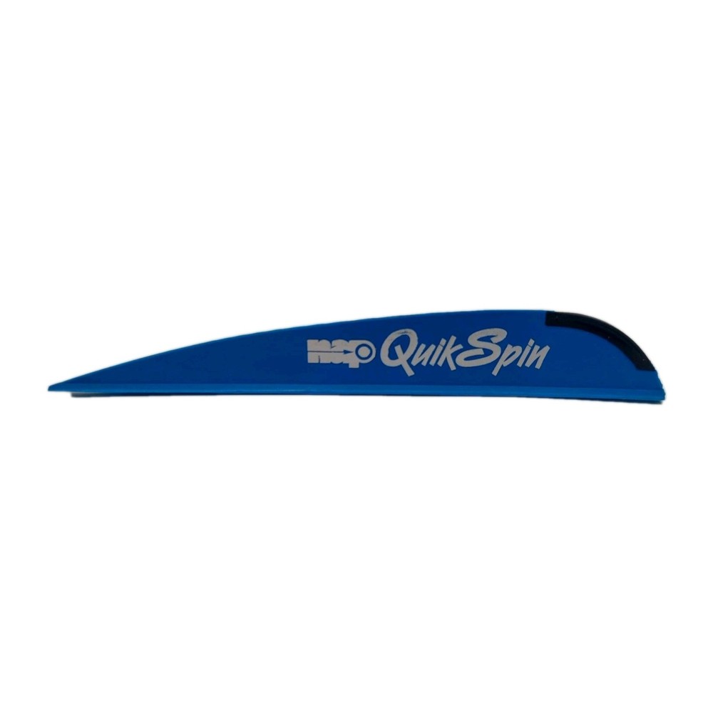 100 Pack NAP Quik Spin 4″ Premium Performance Arrow Vanes: Blue