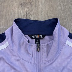 Kerrits Women’s Equestrian Long Sleeve 1/4 Zip Riding Shirt Purple Size M