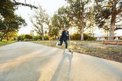 Razor A Kick Scooter for Kids -Red, Lightweight, Foldable, Adjustable Handlebars