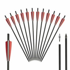 20Inch Carbon Arrows Crossbow Bolts Crossbow Arrows 100 Grain Hunting Broadheads