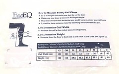 BasEQ Riding Half Chap Children’s Equestrian Equine Synthetic Nubuck – Mia Large