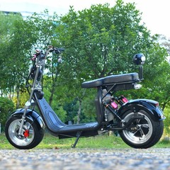 4000W Motor Max Speed 40MPH Max Load 550 IBS Fat Tire Electric Scooter Black