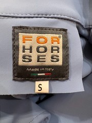 For Horses Yakie Show Jacket, Steel Blue/Sky Blue, Size S