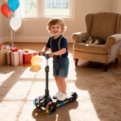 Electric Scooter Adults 350W 19MPH 21Mi 8.5″ Foldable App Commuter E-Scooter