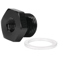 M18x1.5 Male Metric to 1/8 NPT Female Oil M18X1.5 to 1/8 NPT Female Black