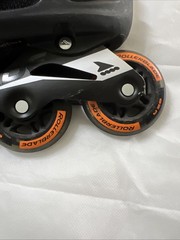 Rollerblade ‎071006001A1 Macroblade 80 Inline Skate, SIze 8 Black/Orange