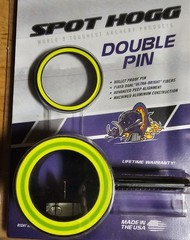 SPOT HOGG DOUBLE PIN RED AND GREEN .010 OR .O19