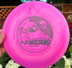 1988 P-51 Mustang Lightning Vintage Disc Golf Warplane Airplane Warbird #2218