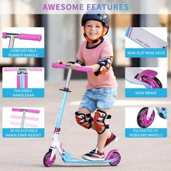 Kick Scooter for Kids Ages 6-12 & or Teens 12 Years and Up, Collapsible Porta…