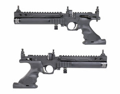 HATSAN Jet I Black .25 cal PCP Air Pistol Converts to Air Rifle with Pellets