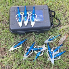 Archery 100 Grain Hunting Broadheads Arrowheads Arrow Heads Tips for Shooting