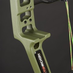 RH Compound Bow 30-70lbs 75% Let off & Carbon Arrows for Archery Hunting Shoot