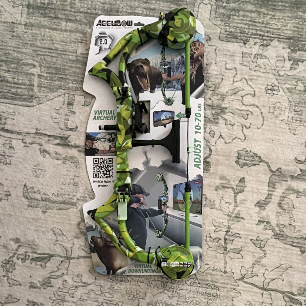 Accubow 2.0 Archery Trainer Green Mantis Camo Target Practice