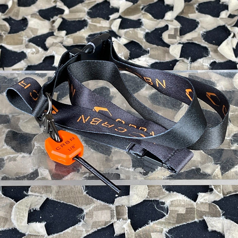 NEW CRBN Carbon 1/8 Velocity Key w/ Lanyard