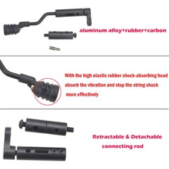 Compound Bow String Stop Bracket Balance Stabilizer Rod Bracket Archery Mount