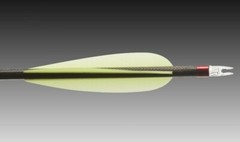 Glow-in-the-Dark archery vanes – 5 sizes, awesome styles! (36 ct)