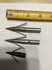 Bowfishing Arrow Point Broadheads Pack (3 Piece) 2 Sizes See Pics