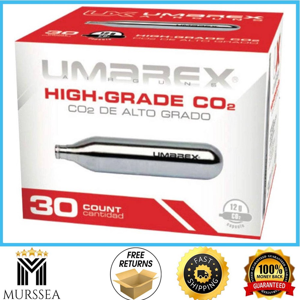 30pack Umarex High-Grade CO2 Cartridges for Pellet Guns BB Guns and Airsoft Guns