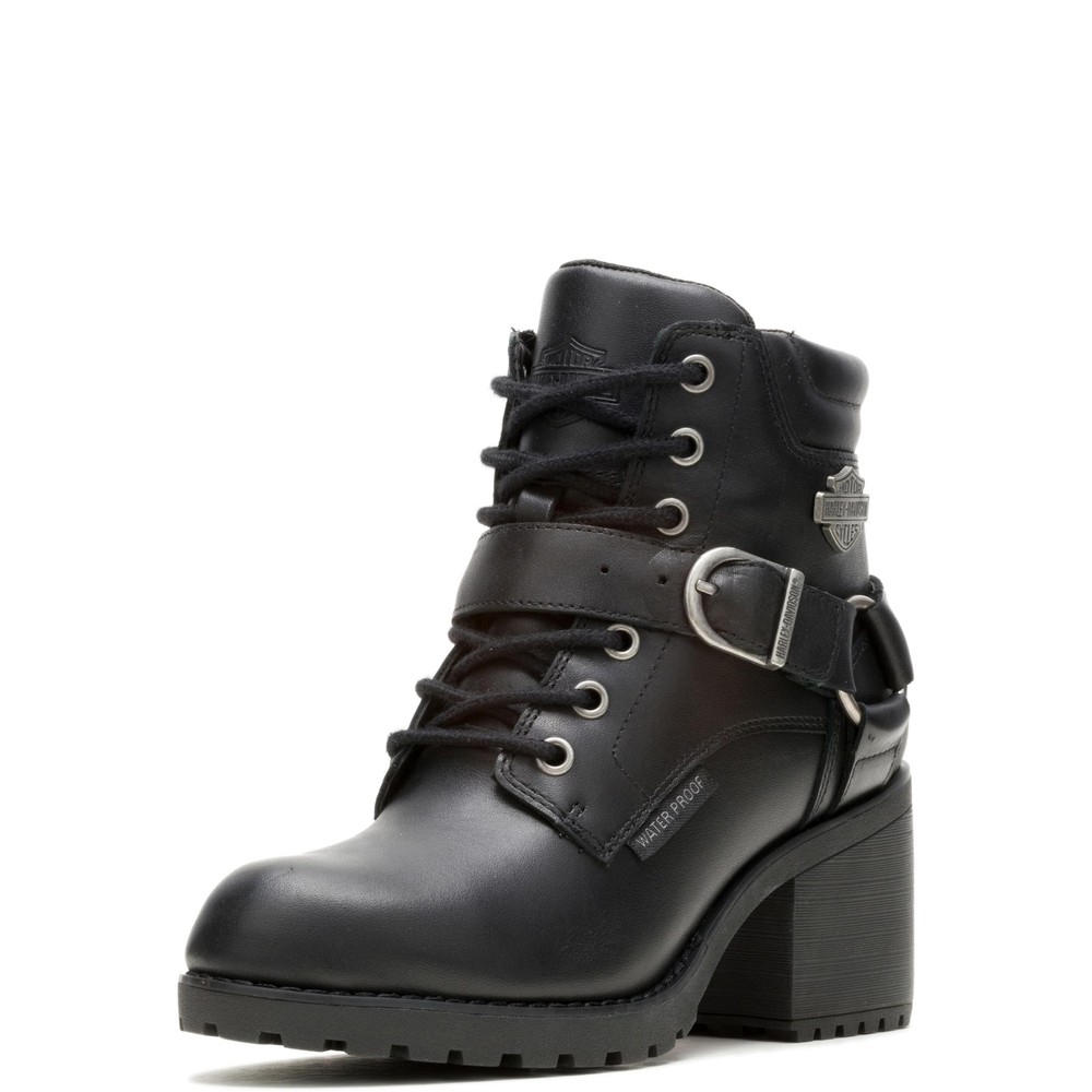 Harley-Davidson Womens Howell 5 Lace Leather Motorcycle Casual Boot Motorcycle