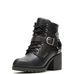 Harley-Davidson Womens Howell 5 Lace Leather Motorcycle Casual Boot Motorcycle