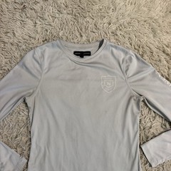 Women’s Medium Grey Asmar Equestrian Long Sleeve Horseback Riding Sunshirt