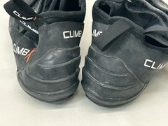 Climb X Rock-It Black Climbing Shoes Women’s 9 Men’s 7.5 EU 40