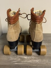 Vintage Free Former Roller Skates Brown Suede Men’s Size 6 Women’s 8